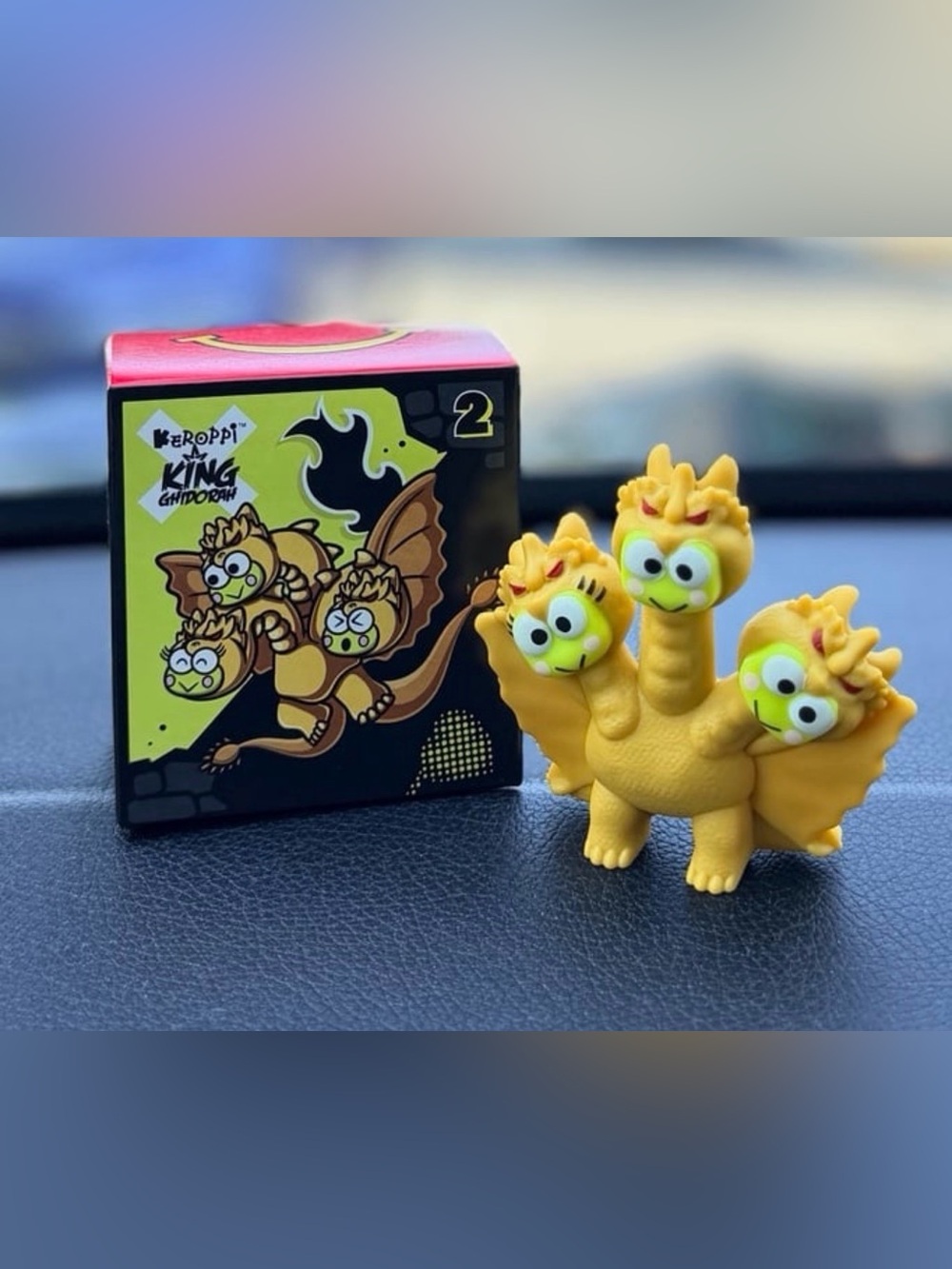 2026 Mc Donalds Hello Kitty and Friends Godzilla Keroppi X King  Figure #2